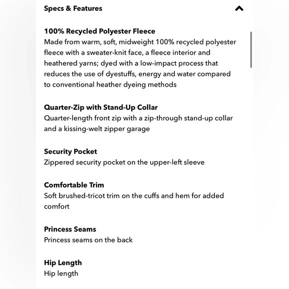 Patagonia Better Sweater Light Gray 1/4 Zip Fleece Sweatshirt Medium Women’s - Picture 10 of 11